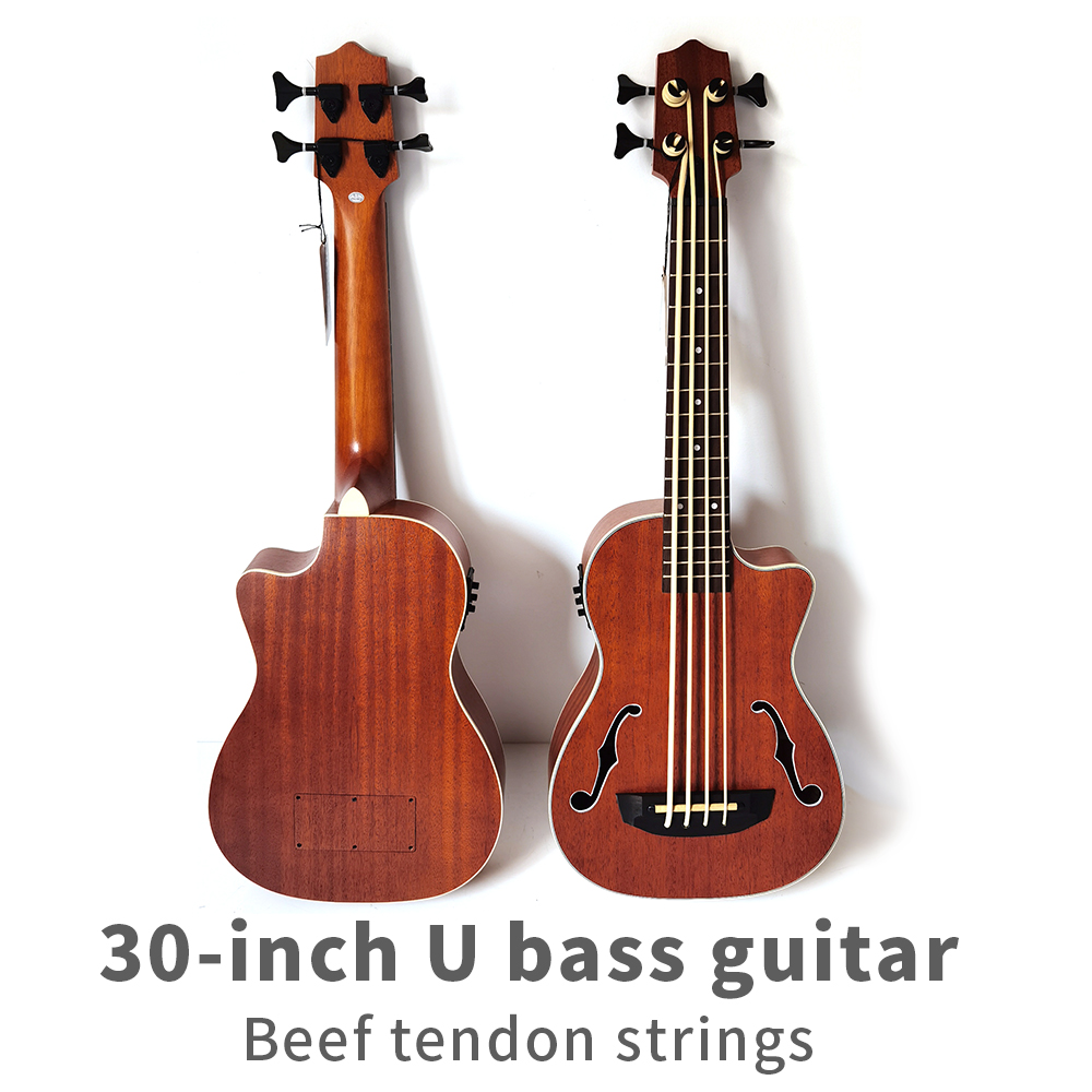 Bajo U de 30 pulgadas Natural (Cuerda de tendón de res)