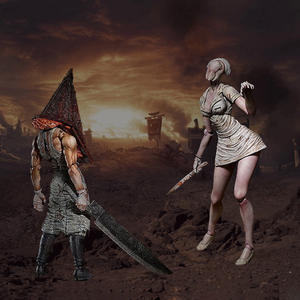 Figma SP055 Silent Hill 2 Dreieckige Rote Pyramide Kopf Schaumstoff-Krankenschwester Kommandant Bewegliche PVC Anime Zubehör 30cm Figur - Product Image 2