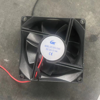 Ventilateur de refroidissement Globaltone GT2-7013 sans balais, axial, CC 5V/12V/24V, 8cm 80x80x25mm, à roulement à manchon, pour boîtier d'ordinateur DIY (2500-3000)