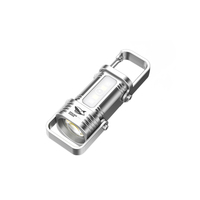 Mini lampe torche LED rechargeable, lampe torche tactique, plusieurs modes d'éclairage, haute luminosité, lampe de secours pour le camping en plein air