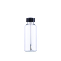 Bouchon d'essuie-glace de sourcil en plastique de bouteille vide pour bouteilles de vernis à ongles 10ml 15ml 20ml 30ml 40ml 50ml 60ml