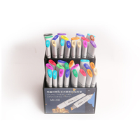 Touchnew — marqueur de dessin à double puce large, 218 couleurs, rechargeable, à base d'alcool