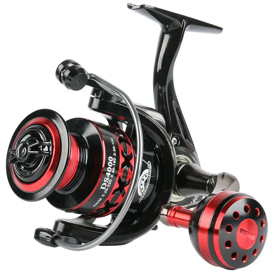 High Quality 5.0:1 Large Capacity Wire Cup 2000-7000 Series Spinning Fishing Reel For Sale