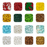 Sprinkles de Noël Halal Emballage personnalisé Décoration de mini-gâteaux comestibles Press Candy Sprinkles Comestibles pour boulangerie