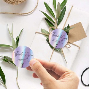 Tùy chỉnh cầu vồng phim Vinyl logo laser chết cắt dán thiết kế lạ mắt hấp dẫn in chất kết dính không thấm nước dán ba chiều - Product Image 4