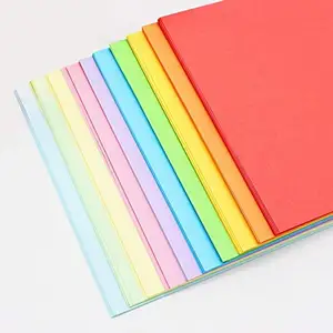 Office Use Assorted Colors Printable Colored Paper FSC Coloured Paper Ream of Letter Size 75gr Color Paper In Reams