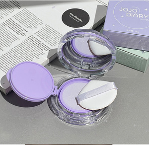 คุชชั่นแต่งหน้า JOJO DIARY สีม่วง/เขียว ยอดนิยม ช่วยปรับสีผิวให้สม่ำเสมอและลดรอยแดง - Product Image 6