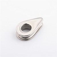 Fournitures de bijoux en acier inoxydable, accessoires de bijouterie, breloque de connecteur de fermoir en forme de larme de baril pour la fabrication de bijoux