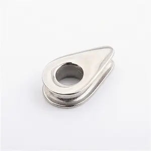 Dongguan Supplies Stainless Steel Jewelry Findings Barrel Teardrop Shaped Clasp Connector Charm For Jewelry Making