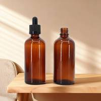Flacons compte-gouttes en verre ambré de 20 ml, 30 ml, 1 oz pour cosmétiques, soins de la peau, huiles essentielles, avec boîte d'emballage – Qualité OEM Premium