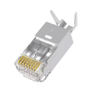 Connecteur <span class=keywords><strong>RJ45</strong></span> Cat6a/Cat7 FTP 8P8C Connecteur Ethernet <span class=keywords><strong>Prise</strong></span> modulaire réseau - Product Image 1