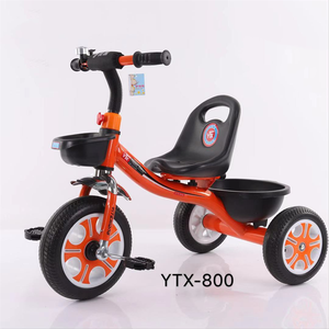 Triciclo per bambini a <span class=keywords><strong>3</strong></span> ruote per bambini triciclo interno/esterno con Push Bar giro su auto giocattoli per bambini - Product Image 4