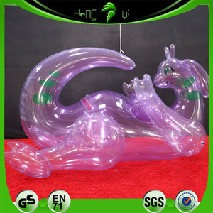Jouet gonflable transparent en PVC violet <span class=keywords><strong>Goodra</strong></span> Dragon de Hongyi Toy, jouet gonflable transparent <span class=keywords><strong>Goodra</strong></span> Dragon pour collection - Product Image 3