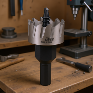 Scie cloche HSS Ttake 38 mm fabriquée en Italie pour le perçage du métal et du bois - Product Image 3