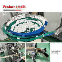 Máquina Pneumática Automática de Prensa Térmica de Estação Única para Tampas Redondas APM H1S para Tampas de Cosméticos