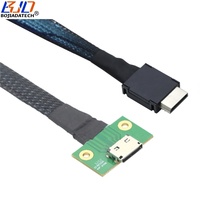 Ocular PCI-E SFF-8611 4i Male ke SFF-8612 4i Female Server SSD Adapter Data kabel ekstensi 30CM 50CM