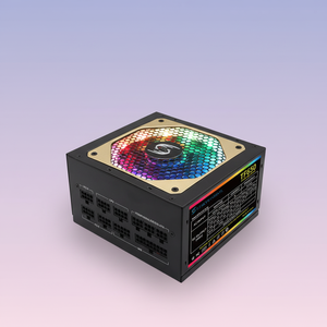 Fuente de Alimentación para Juegos ATX de Escritorio RGB de 650W, Módulo Completo, Refrigeración para PC, Alta Eficiencia, Efecto de Iluminación RGB - Product Image 1