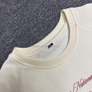 Женские укороченные футболки из хлопка на заказ оптом, дизайнерские футболки с принтами для женщин - Product Image 3