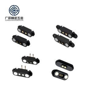 2,54 MM Pitch Magnetische Stekker met Kabelboom 2 <span class=keywords><strong>3</strong></span> 4 5 6 9-pins Waterdichte Magnetische Pogo Pin Connector - Product Image 2