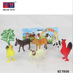 Juego de Juguetes de Animales de Granja Pequeños de Plástico a Bajo Precio, 6 Piezas, para Niños - Product Image 4