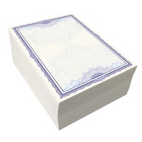 Papier pour certificat d'honneur coloré A4 B5 A5, impression personnalisable, diverses couleurs, industrie chinoise