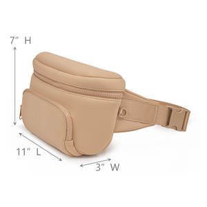 <span class=keywords><strong>Riñonera</strong></span> Multifuncional de Neopreno con Logotipo Personalizado al por Mayor, Cierre de Cremallera Impermeable, Unisex, para Viajes y Senderismo - Product Image 4