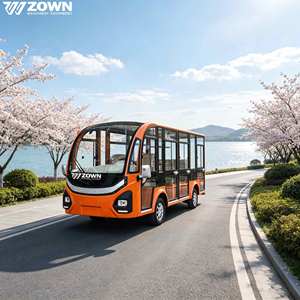 รถบัสไฟฟ้าเที่ยวชมเมือง ZOWN 23 ที่นั่ง ใช้พลังงานแบตเตอรี่ 72V สีสั่งทำได้ รับประกัน 2 ปี ตัวถังขึ้นรูปด้วยวิธีฉีดพลาสติก 8-10 ที่นั่ง - Product Image 1