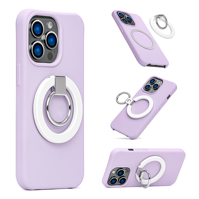 Magnetic Ring Holder Mobile Phone case  Magnet Accessories Rotary Round Foldable Phone Ring Holder for iphone 11 12 13 14 15 16E