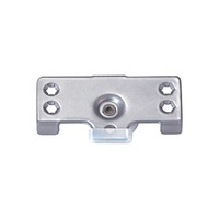 Rail de roues de porte coulissante portable de garde-robe en bois léger