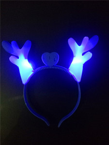Diadema con luz LED de ciervo navideño, lámpara de astas parpadeantes para el mercado nocturno - Product Image 5