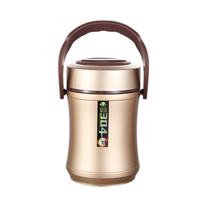 304 Stainless Steel Insulated Hot <b>Pot</b> Slim Waist Design For Braising <b>Stewing</b> Lunch Box - Product Image 1