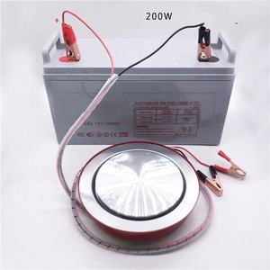 Placa Calefactora Portátil <span class=keywords><strong>de</strong></span> 400w para Camping, Cocina <span class=keywords><strong>de</strong></span> Inducción Eléctrica con Energía Solar <span class=keywords><strong>de</strong></span> 12v y Batería - Product Image 3