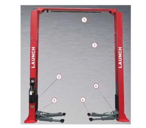 Tricar Heavy-Duty 12,000 lb <strong>Car</strong> Lift 5-Ton Hydraulic Garage <strong>Car</strong> Hoist Two-Post <strong>Manual</strong> Release Single <strong>Car</strong> <strong>Jack</strong> - Product Image 6