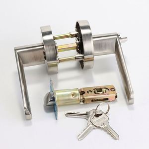 WEKIS New Arrival Interior Doors Tubular Lever Set Privacy Zinc Alloy Bathroom Kitchen <b>Security</b> Keyless <b>Smart</b> <b>Lock</b> Door Handle - Product Image 5