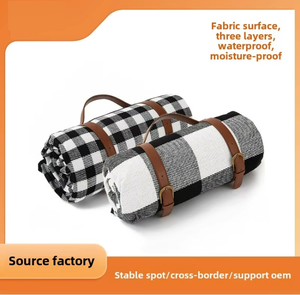 Ins Style Thickened Leather Strap Moisture-Proof EVA Material <b>Outdoor</b> Camping Picnic Beach <b>Mat</b> - Product Image 4