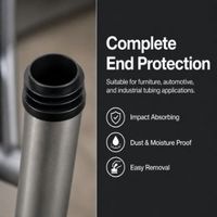 Embout de tube antidérapant en plastique moulé sur mesure OEM, connecteur de tuyau à emboîtement par poussée de précision