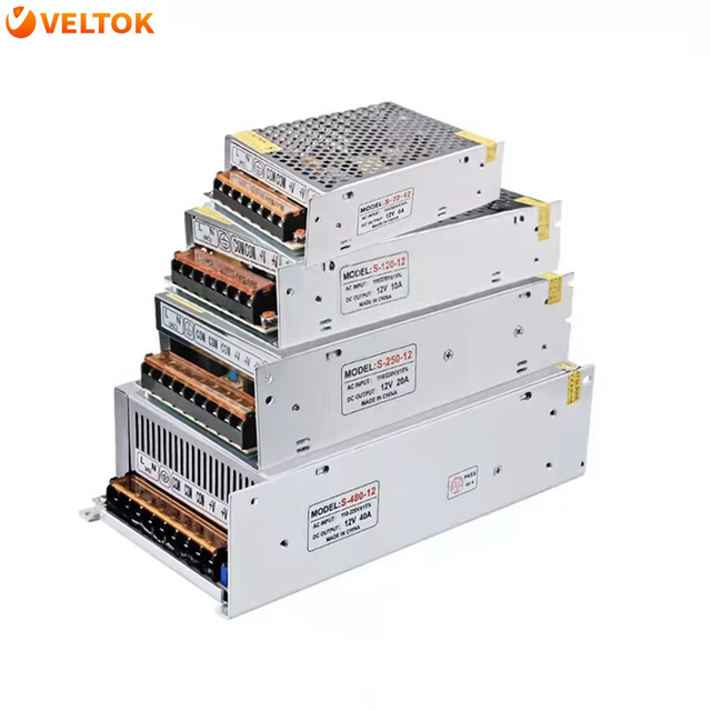 Power Supply 5v 12v 24v 36v 48v 15w 25w 35w 50w 100w 150w 200w 350w Switching Power Supply for Led Strip Cctv Camera