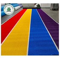 Gazon artificiel GGGRASS de couleur personnalisée pour aire de jeux de maternelle, résistant aux UV, gazon synthétique, directement de l'usine