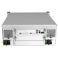 MAIWO 4U24 Bays Server Penyimpanan NAS Kontrol Tunggal dengan SAS/SATA HDD/SSD Network Port Enclosure NAS Docking