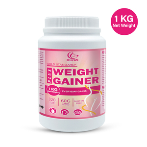 DUOZI <b>Weight</b> <b>Gainer</b> 1kg High Calorie <b>Protein</b> <b>Powder</b> for Muscle Mass Gain Bulk Up OEM ODM Private Label Dietary Supplement - Product Image 4