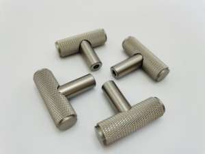 Kenop Bulat Berknur 40mm dan Gagang Baja Desain Modern Tahan Lama & Ramah Lingkungan untuk Furnitur Dapur & Kamar Tidur - Product Image 4