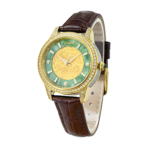 Relojes Automáticos de Lujo para Pareja, Acero Inoxidable con Baño de Oro IPG, Juego para Él y Ella con Esfera de la Gran Muralla China, Personalización OEM - Product Image 5