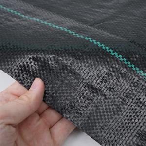 60gsm-200gsm barrière contre les mauvaises herbes paysage tissu robuste tissé <span class=keywords><strong>géotextile</strong></span> bloc de mauvaises herbes tapis de jardinage tapis de mauvaises herbes - Product Image 3