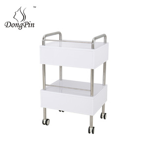 Dongpin Beauty <b>Storage</b> Cart 4 Layers Metal Mobile With <b>Drawers</b> <b>For</b> Salon Use - Product Image 3