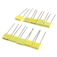 50PCS 102J~474J 100V Capacitor Assorted Kit Polypropylene Film Capacitor Kit 102J 152J 332J 472J 103J 333J 473J 104J 224J 474J
