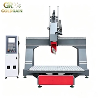 Routeur CNC automatique 5 axes avec commande Syntec/DSP et broche ATC pour la sculpture sur bois et la fraisage