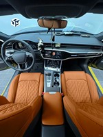 Accessoires automobiles : Housse en cuir personnalisée pour sièges sport de course, Siège baquet RS6 Sport pour Audi A3 A4 A5 A6 A7 Q5 Q7 Q8 – Amélioration