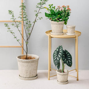 Coarse Pottery Bohemian Design <b>Succulent</b> Small Flower <b>Pot</b> Breathable Green <b>Plant</b> Office Desktop <b>Pot</b> - Product Image 4