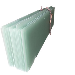 Panneau de verre décoratif rectangulaire plat moderne à fixer au mur, durable, couleur verte, pour la décoration intérieure - Product Image 1