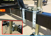 Fillettes LUEN — deux roues de remorque de haute qualité, accessoires jack pour remorque de bateau